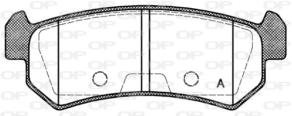 OPEN PARTS Jarrupala, levyjarru BPA1048.00